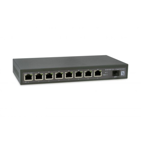 Switch poe levelone gep-0925 non gestito 9 porte 8x100/1000/2500