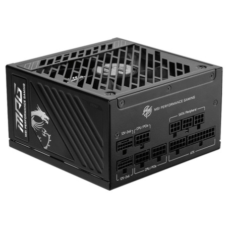Alimentatore 1250w msi mpg a1250gs pcie5 80 plus gold atx 3.1 modulare
