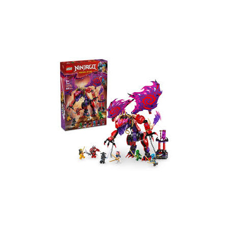 Set di gioco lego 71832 ninjago drago del caos zanna di tuono multicolore