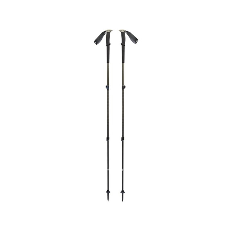 Bastoncini da trekking black diamond trail 1 paio 100-140cm nero/verde