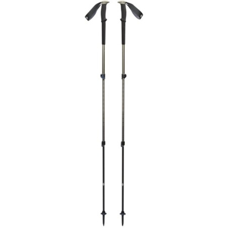Bastoncini da trekking black diamond trail 1 paio 100-140cm nero/verde