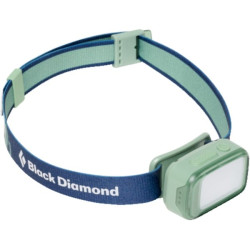 Lampada frontale a led black diamond wiz kid per bambini 40lm menta/blu