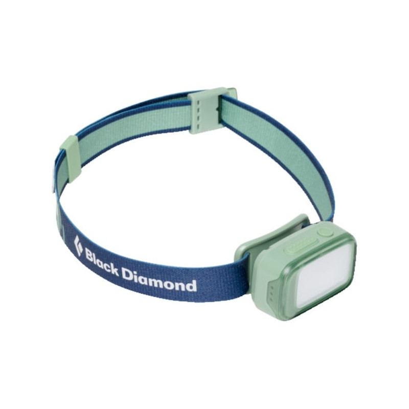 Lampada frontale a led black diamond wiz kid per bambini 40lm menta/blu