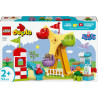 Set di costruzioni lego duplo 10453 peppa pig luna park multicolore