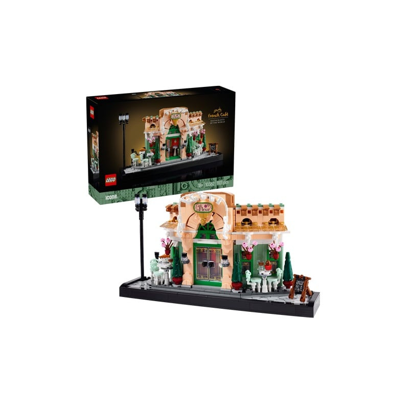 Set di costruzioni lego icons 10362 caffe' francese multicolore