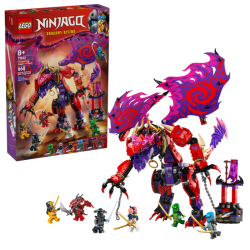 Set di gioco lego ninjago 71832 drago del caos zanna di tuono multicolore