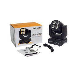 Testa mobile algam lighting mw430 rgbw 4x30w 195x170x280mm