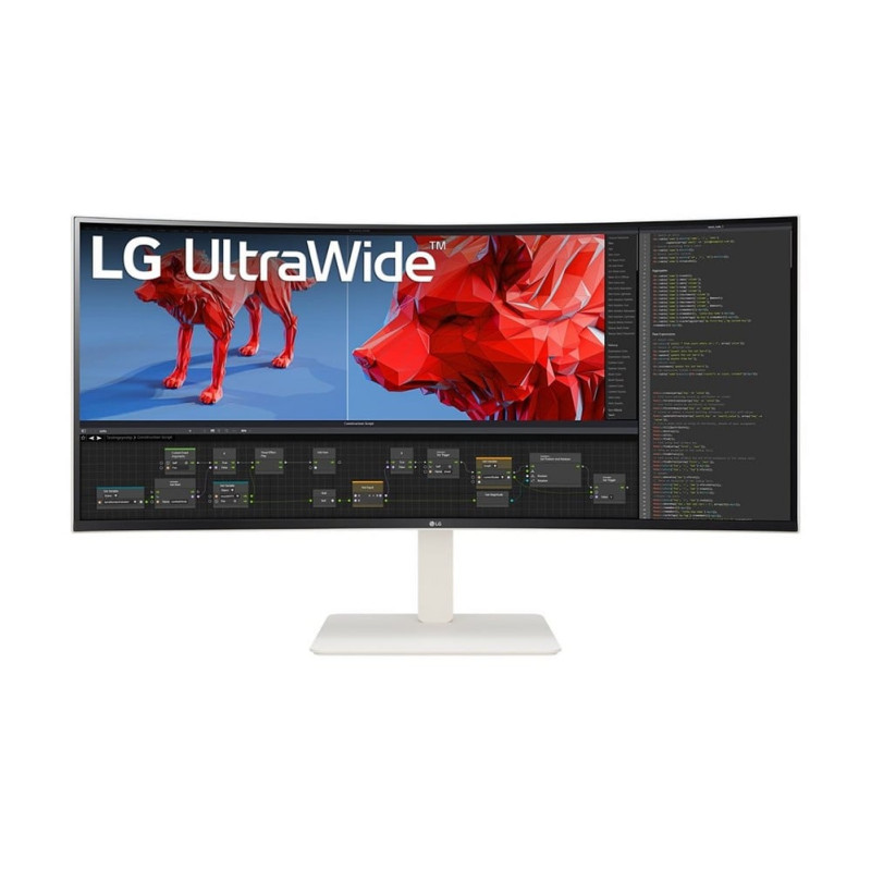 Monitor led 38'' lg 38br85qc-w curvo quad hd 3840x1600p/1ms/classe
