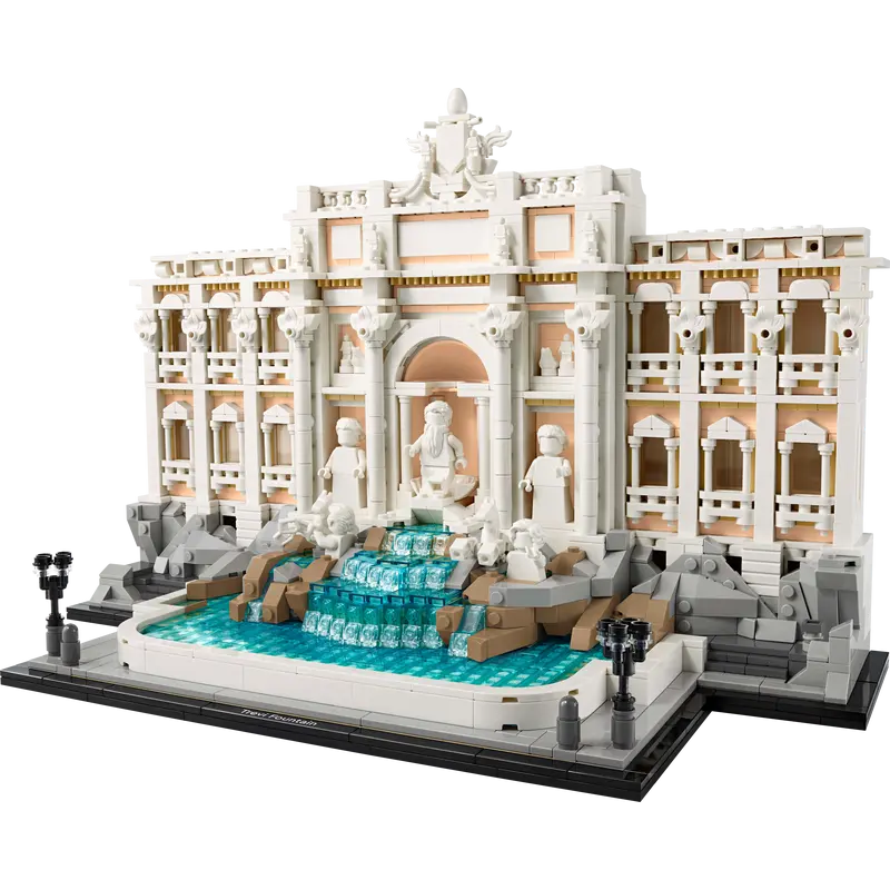 Set da costruzione lego architecture fontana di trevi 1880pz multicolore