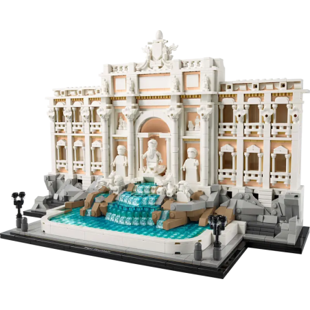 Set da costruzione lego architecture fontana di trevi 1880pz multicolore