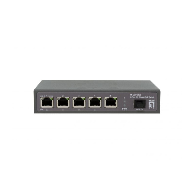 Switch level one non gestito 5 porte gigabit ethernet 100/1000/2500