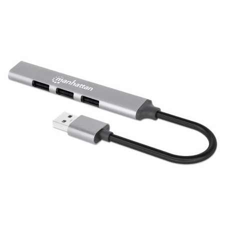 Hub usb manhattan 168427 4 porte usb tipo a 3.2 gen1 3x480mbit/s