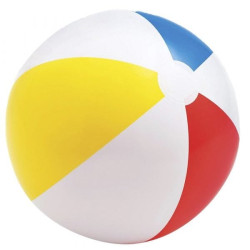 Pallone gonfiabile intex glossy 61 rosso/giallo/blu [59030]