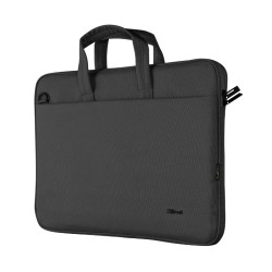 Borsa trust bologna a 2 scomparti per notebook 16" nero [24447]