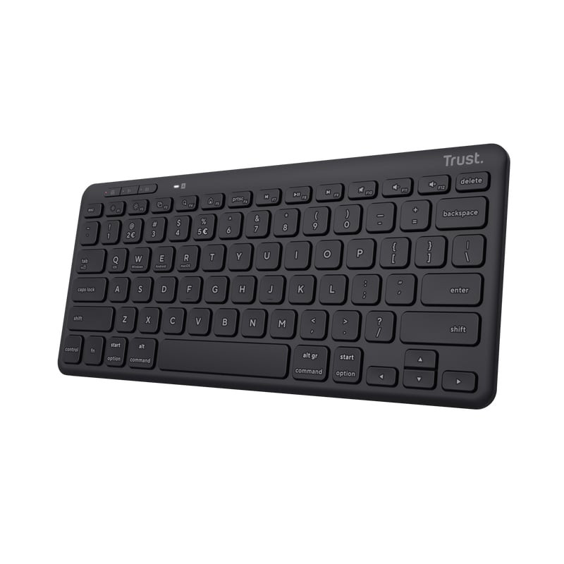Tastiera trust lyra compact wireless bluetooth qwerty nero [24708]