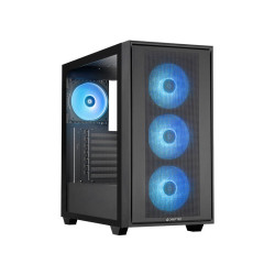 Case hunter 3 gs-03b-op middle tower atx vetro temperato