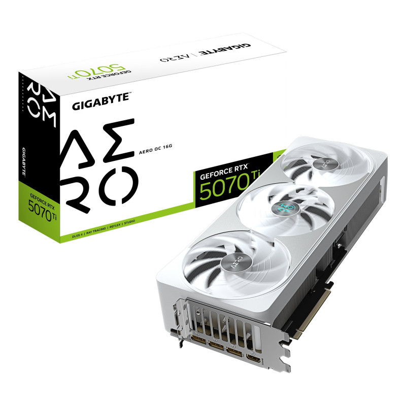 Scheda video nvidia gigabyte geforce rtx 5070 ti aero oc 16gb gddr7