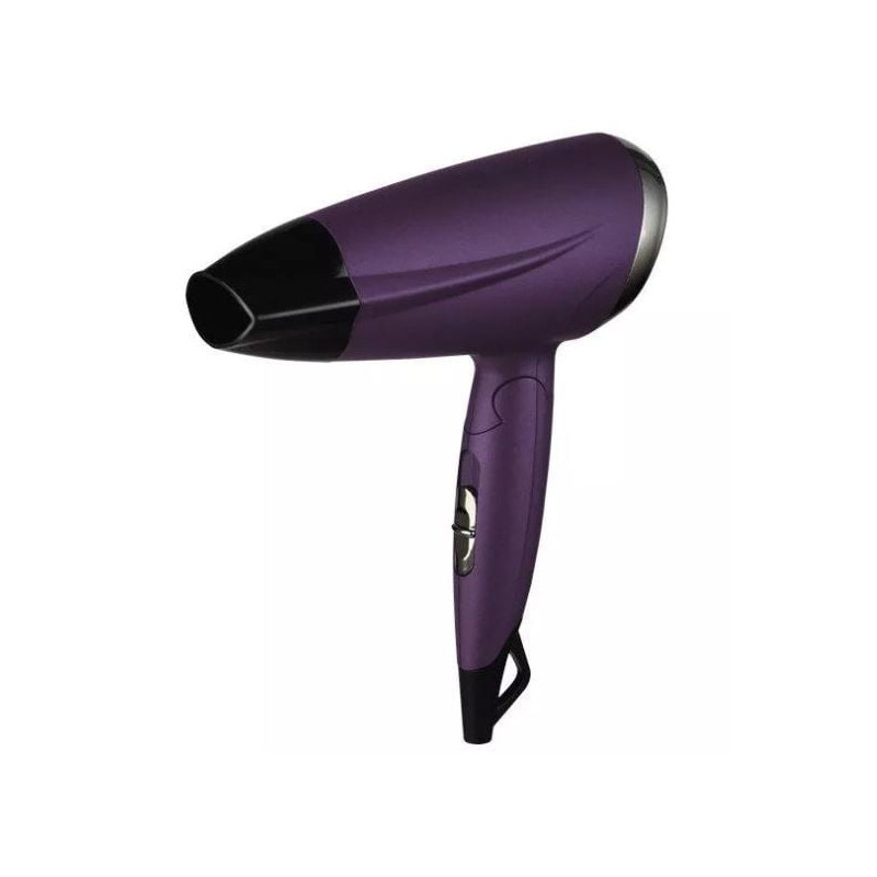 Asciugacapelli maestro da viaggio pieghevole 1400w viola [mr-207]