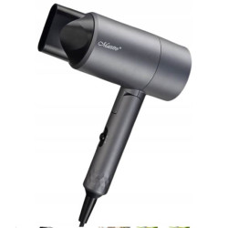 Asciugacapelli maestro da viaggio pieghevole 1600w argento/grigio