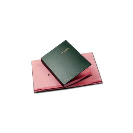 Libro firma fraschini 14 pagine verde 24x34cm 614-e [614e-ver]