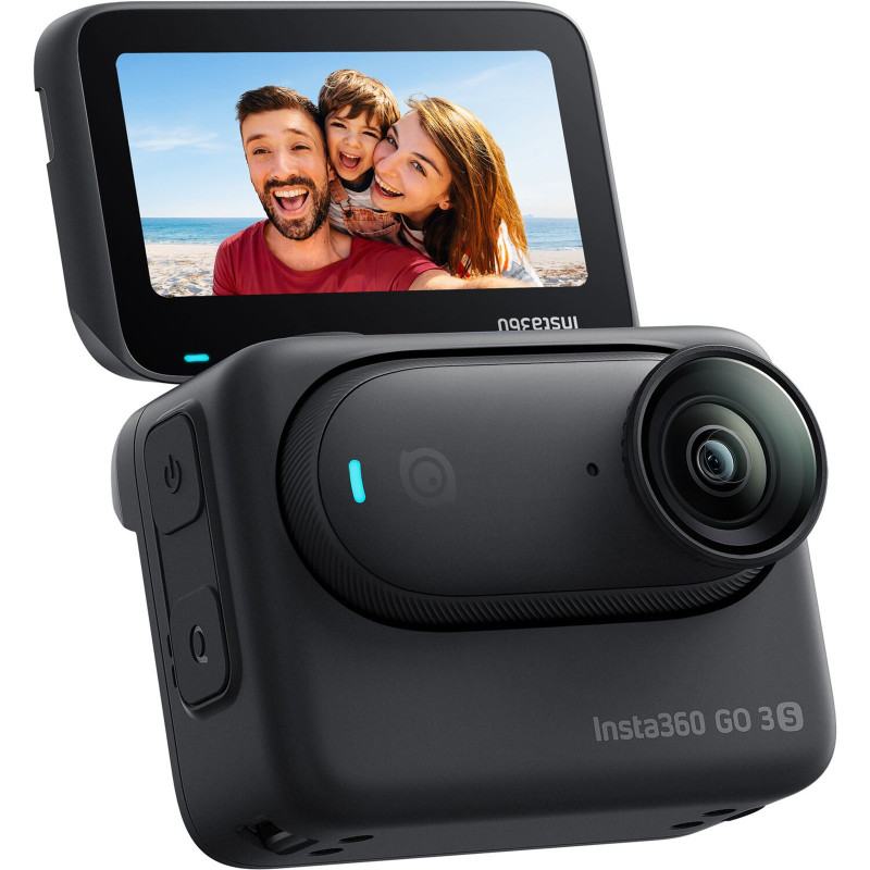 Action cam insta360 go 3s edizione standard 128gb nero notte [cinsaatago3s13]
