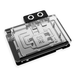 Waterblock alphacool core geforce rtx 5080 per gpu con piastra posteriore