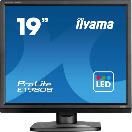 Monitor led 19'' iiyama prolite e1980s-b1 sxga 1280x1024p/3ms/classe