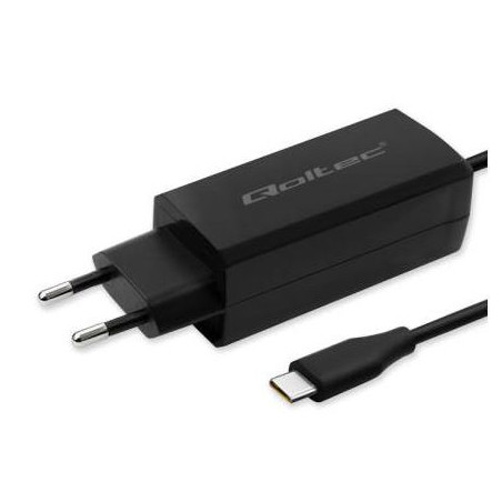Alimentatore da rete qoltec 65w nero [52419]