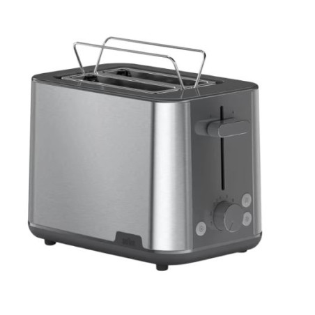 Tostapane braun purshine ht 1510 gy a 2 fette di pane 900w acciaio
