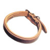 Collare cani eurocuoio cuoio imbottito mm.25 cm.51 [eurocuoio]