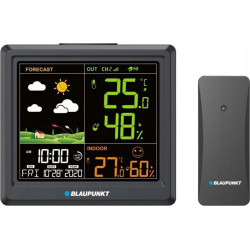 Stazione meteorologica blaupunkt ws25bk con sensore esterno nero