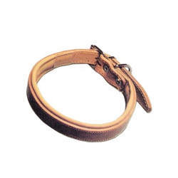 Collare cani eurocuoio cuoio imbottito mm.30 cm.60 [eurocuoio]