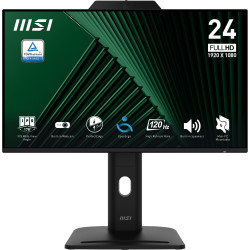 Monitor led 24" msi ips full hd bk mm pvt dock web pro mp242pmg