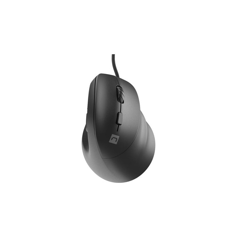 Mouse natec crake 2 pro verticale ottico cablato 12800dpi nero [umnatrbd0000043]