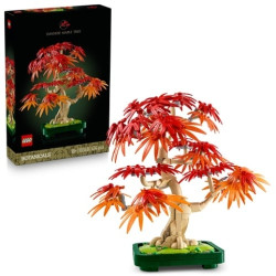 Gioco da costruzione lego botanicals bonsai di acero rosso giapponese