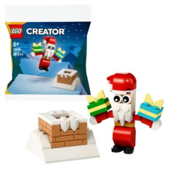 Gioco da costruzione lego creator il camino di babbo natale 17x18x2cm