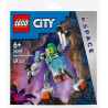 Gioco da costruzione lego city mech esploratore spaziale con una