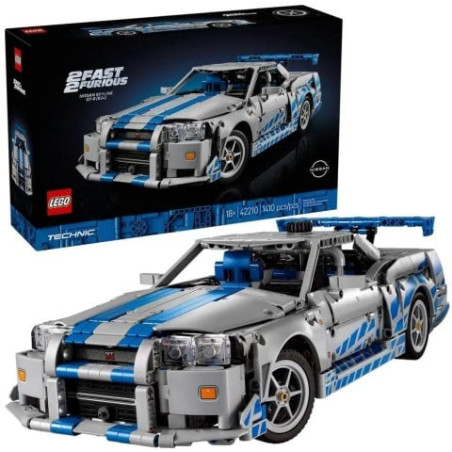 Gioco da costruzione lego technic 2 fast 2 furious nissan skyline