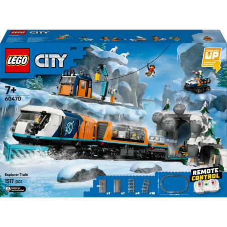 Gioco da costruzione lego city explorers treno arctic polar express