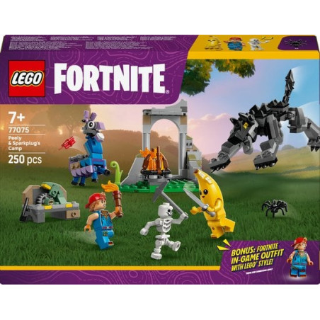 Gioco da costruzione lego fortnite l'accampamento di peely e