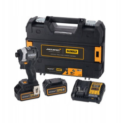 Avvitatore a impulsi dewalt a batteria 18v 4ah 1/4" grigio/nero