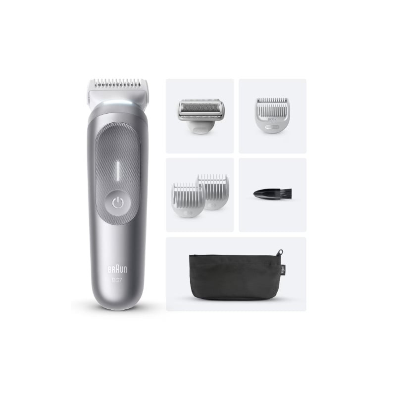 regolabarba braun bodygroomer series 7 bg7550 2in1 grigio