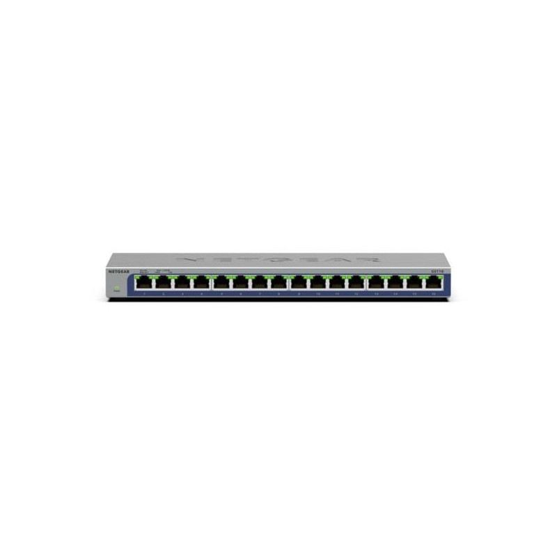 Switch netgear prosafe gs116v3 non gestito 16 porte 100/1000 mbps
