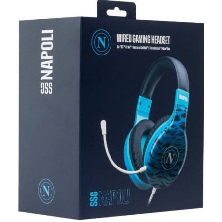 Cuffie gaming qubick ssc napoli waves