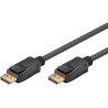Cavo goobay 74778 displayport 1.4 2m nero [74778]