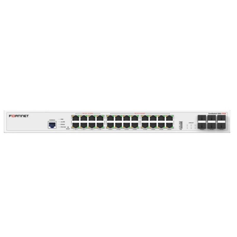 Switch fortnet fortiswitch 124g-fpoe gestito l2 24xethernet gbe