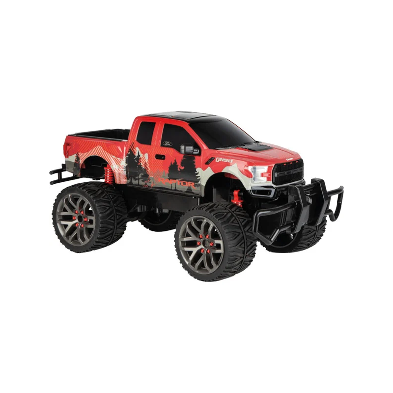 Modellino carrera rc 2.4ghz ford f-150 raptor 1/14 rosso/nero