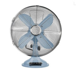 Ventilatore da tavolo bimar vtm35.bl a 3 velocita 30cm 35w azzurro