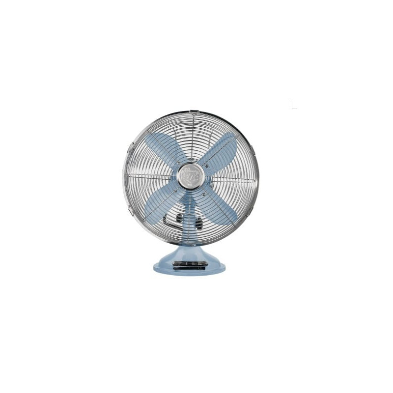 Ventilatore da tavolo bimar vtm35.bl a 3 velocita 30cm 35w azzurro