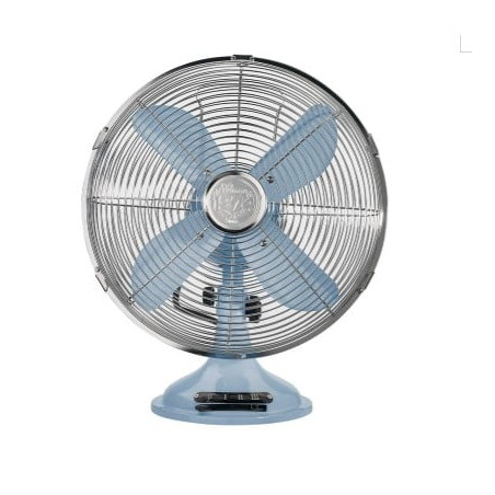 Ventilatore da tavolo bimar vtm35.bl a 3 velocita 30cm 35w azzurro